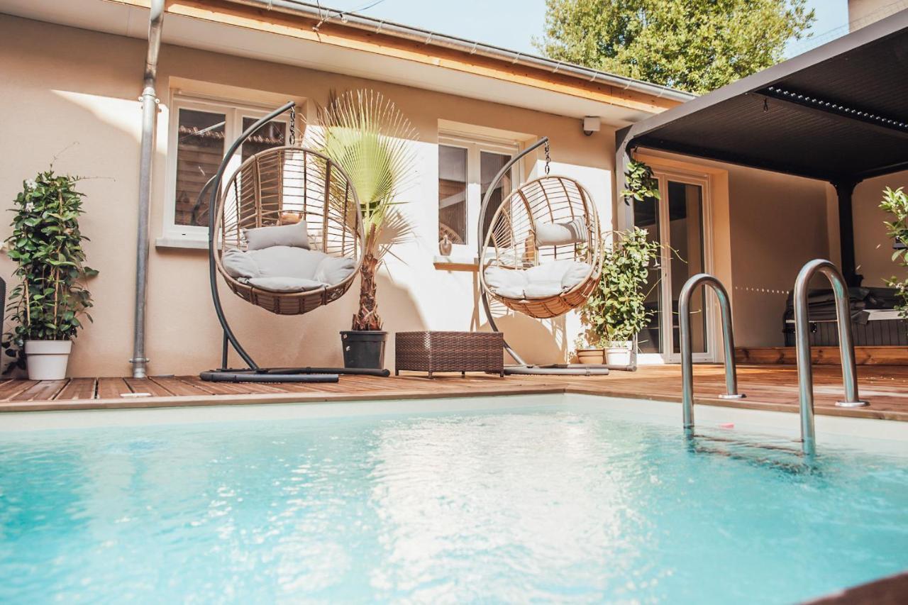 La Suite 176 - Piscine Privee, Spa, Hammam A Reims Exterior foto